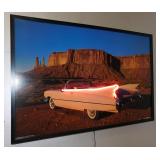 1988 Arizona Cadillac Neonetics Scandecor Sign 40"
