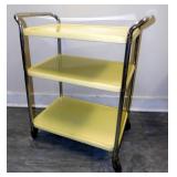 Mid Century Costco Rolling Utility Tea Cart