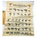 1902 NY Millinery & Supply Hat Brochure Poster