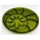 Indiana Glass Deviled Egg Relish Platter