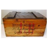 J&B Justerini & Brooks Wine Advertising Crate