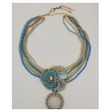 Ottaviani Bijoux Italy Crystal Statement Necklace