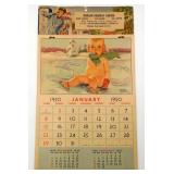 1950 Esso Morgan Hwy Garage Clarks Summit Calendar