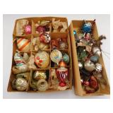 vtg Christmas Ornaments German Mercury Glass