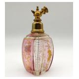 Victorian Gilt & Cranberry Flashed Perfume