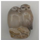Royal Copenhagen Denmark Pair of Owls #834