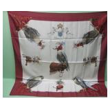 Hermes Chasse A Vol Silk Scarf - 35 X 35