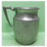 Vintage 8" Old English Genuine Pewter #43 Pitcher