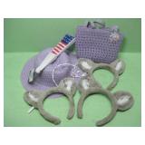 Fan, Wolf Ears, Cild Sun Hat & Purse
