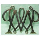 William & Mary Brass Trivet