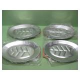 Four 12" Steak Sizzler Plates