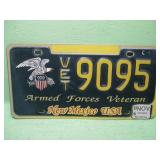 New Mexico Armed Forces Vet License Plate