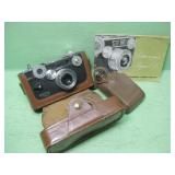Vintage 35mm Argus C-3 Camera With Case & Manual