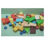 Assorted Wood Blocks & Nerf Balls In Bag