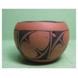 Vintage Santo Domingo Pot Signed Rose L.