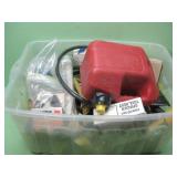 Plastic Tote With Contents Shown