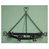 32 X 20 Cast Iron Wall Hanging Candelabra