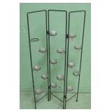 36 X 24 Cast Iron Three Section Tea Candle Screen