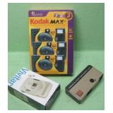 Four Vintage Cameras Shown - Untested