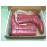 Vintage Justin L3055 Red Roper Boots - Size 6B