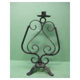 15" Cast Iron Table Top Candle Holder