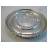 Vintage Stamped Aluminum Ashtray