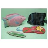Fish Napkin Holder, Flip-Flop Hook & More Decor