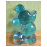 Art Glass Mickey Mouse Paper Weight