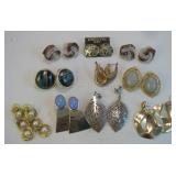 Ten Pair Assorted Fashion Jewelry Earrings