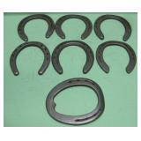 Seven Steel Horseshoes St. Croix Forge