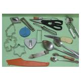Kitchen Drawer Contents With Cookie Cutters