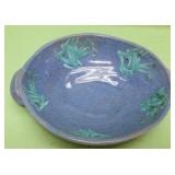 Earthworks Hand Crafted Pottery Dish - Barbados