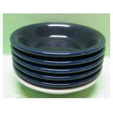 Six Assorted Fiesta Fruit / Salsa Bowls