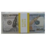 NIP One Hundred $100 Bills Of Motion Picture Money