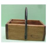 Winsome Wood Metal Handle Divided Box