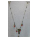 Art Deco Style Necklace & Earrings