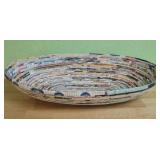 Recycle Magazine Paper Bowl 18' x 11'