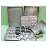 Vintage Muffin Pans, Loaf Pans & Cookie Sheets