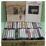 Lamberti Crate With Cassette Tapes & Literature