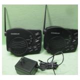 Two Chamberlain Wireless Portable Intercoms