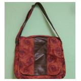 Pallas Textile Orange and Brown Laptop Bag