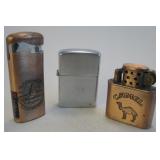 Three Vintage Lighters - See Info