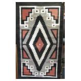30 X 52 Grey Hills Navajo Rug - See Info