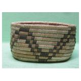 Vintage Papago Woven Oval Basket / Bowl