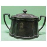 Reed & Barton Silver Soldered Lidded Sugar Dish