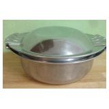 Vintage Lidded Aluminum Smoker Roaster