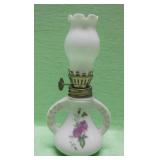 Miniature Porcelain Decorative Oil Lamp