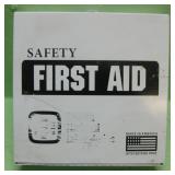 11 X 11 X 2.5 Metal First Aid Case With Contents