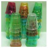Multiple Colors Plastic Kitchen Tumblers