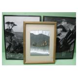 Three Assorted Framed Wall Art